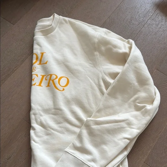 Sol de Janeiro Cream and Orange Sweatshirt - Picture 3 of 3